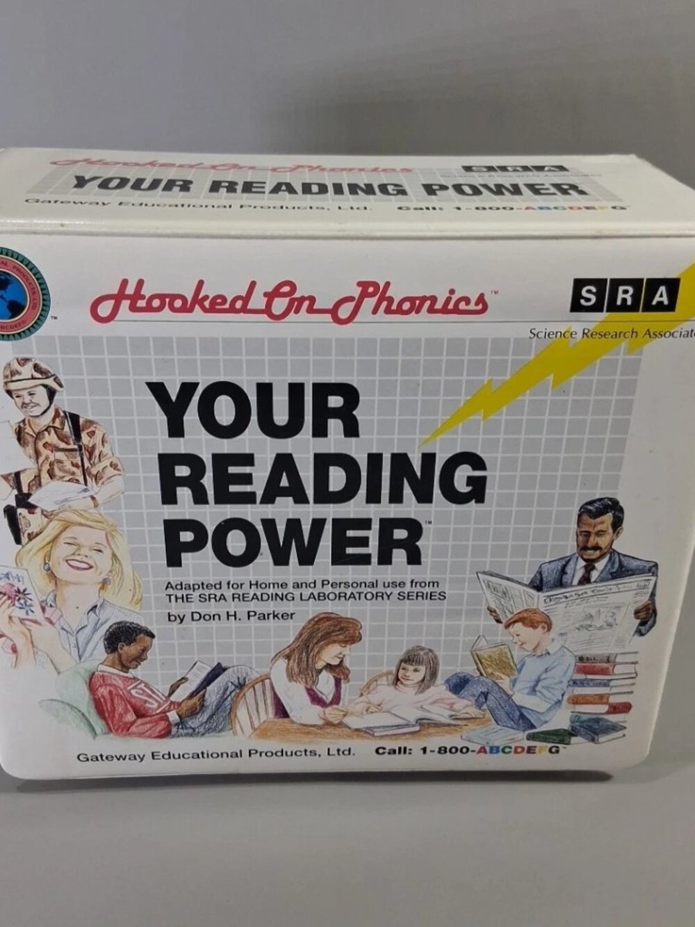 Vintage Hooked on Phonics Reading Power SRA Set Don Parker 1992 Homeschool